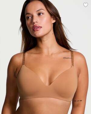 Victoria's Secret Lightly Lined Wireless Bra, Toffee, 34D